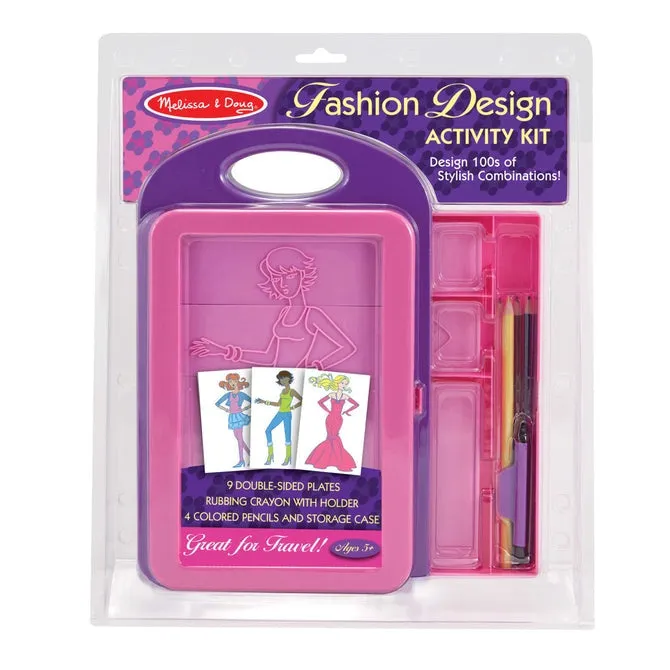 Melissa & Doug Fashion Design Activity Kit