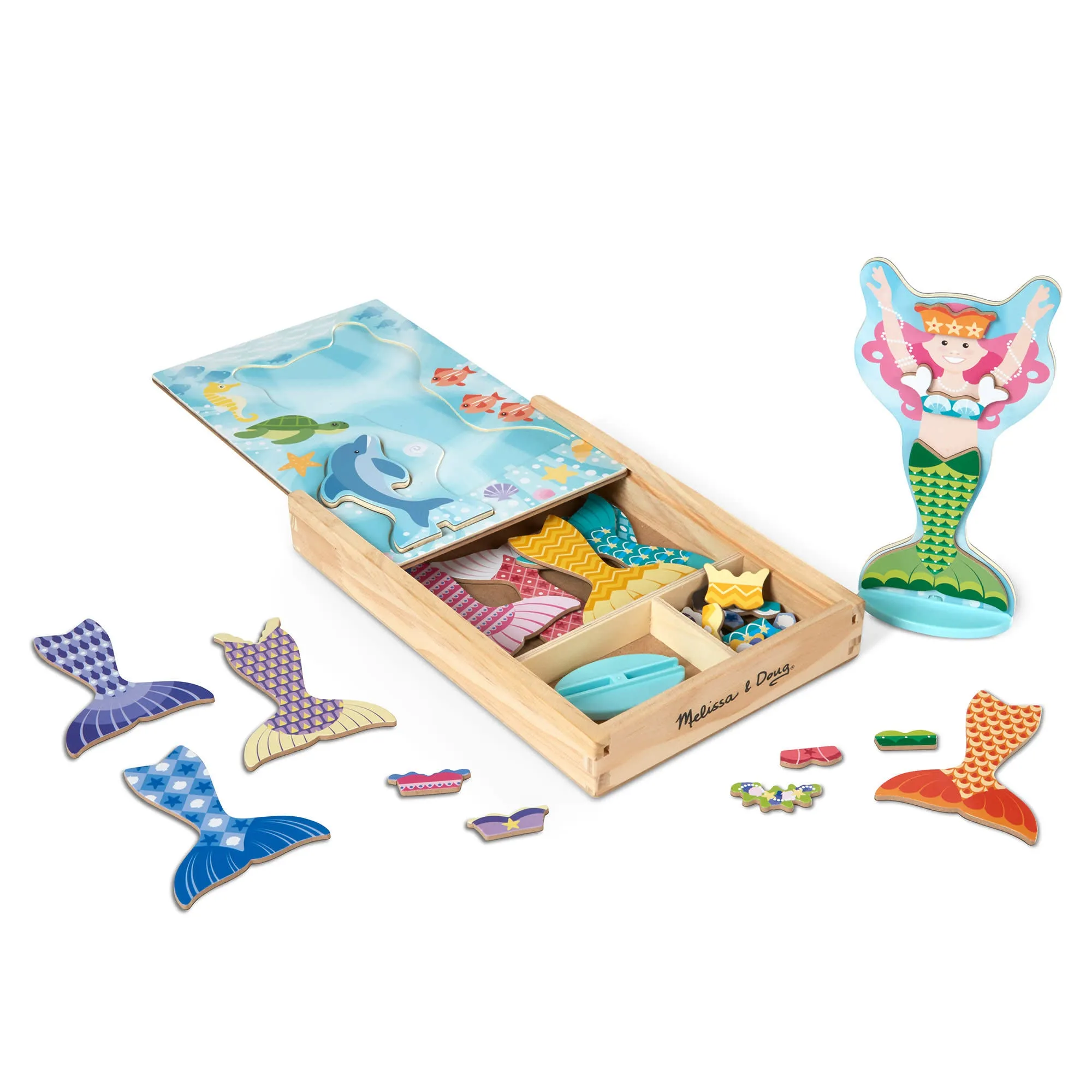 Melissa & Doug Mermaid Magnetic Dress-Up Play Set