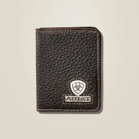 MF Ariat Mens Bifold Wallet Stacked Logo Style 10040090