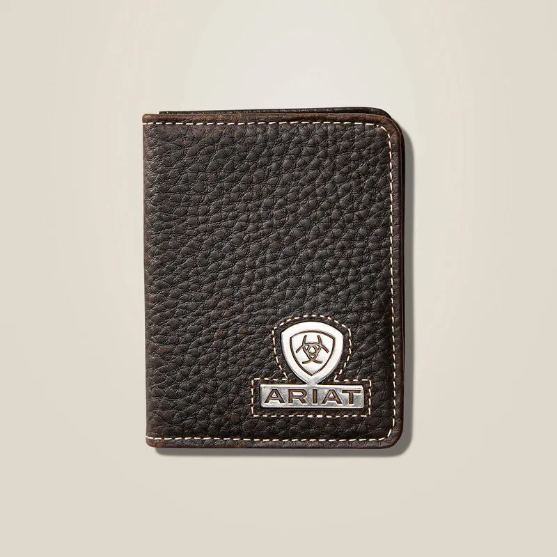 MF Ariat Mens Bifold Wallet Stacked Logo Style 10040090