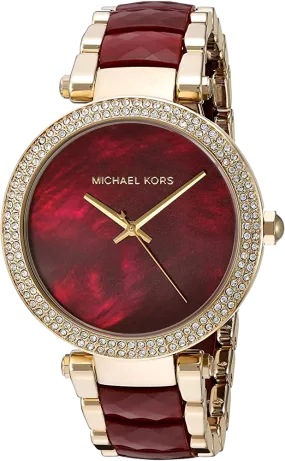 Michael Kors Parker Red Ladies Watch MK6427