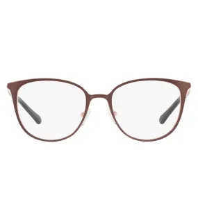 Michael Kors Unisex Satin Brown Square Optical Frame