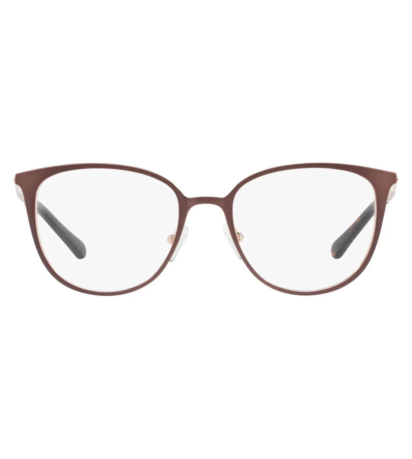 Michael Kors Unisex Satin Brown Square Optical Frame