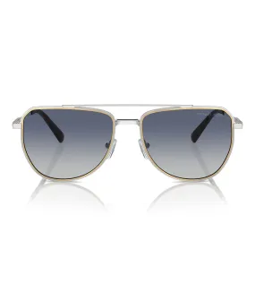 Micheal Kors Men's Blue Gradient Aviator Sunglasses