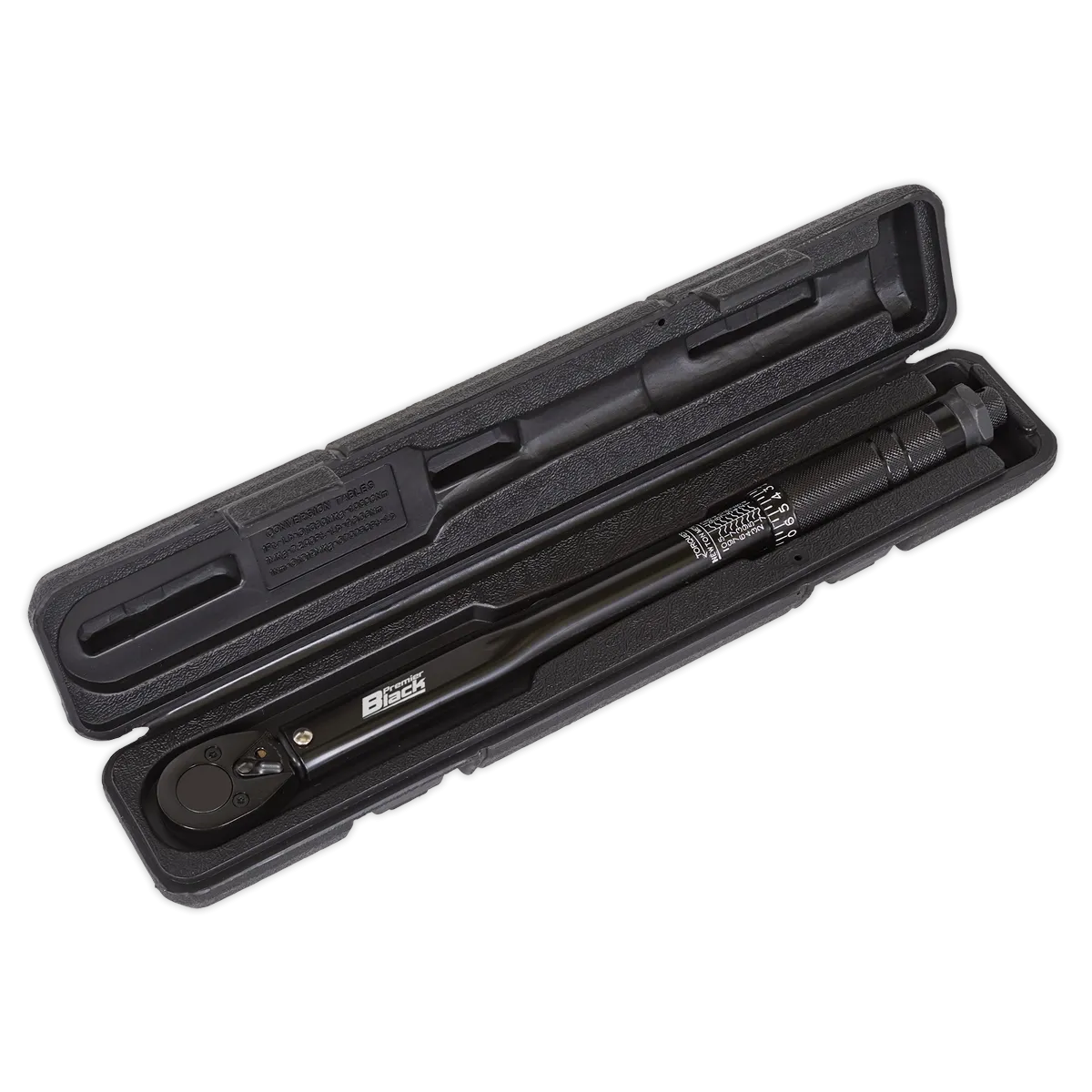 Micrometer Torque Wrench 3/8"Sq Drive Calibrated Black Series