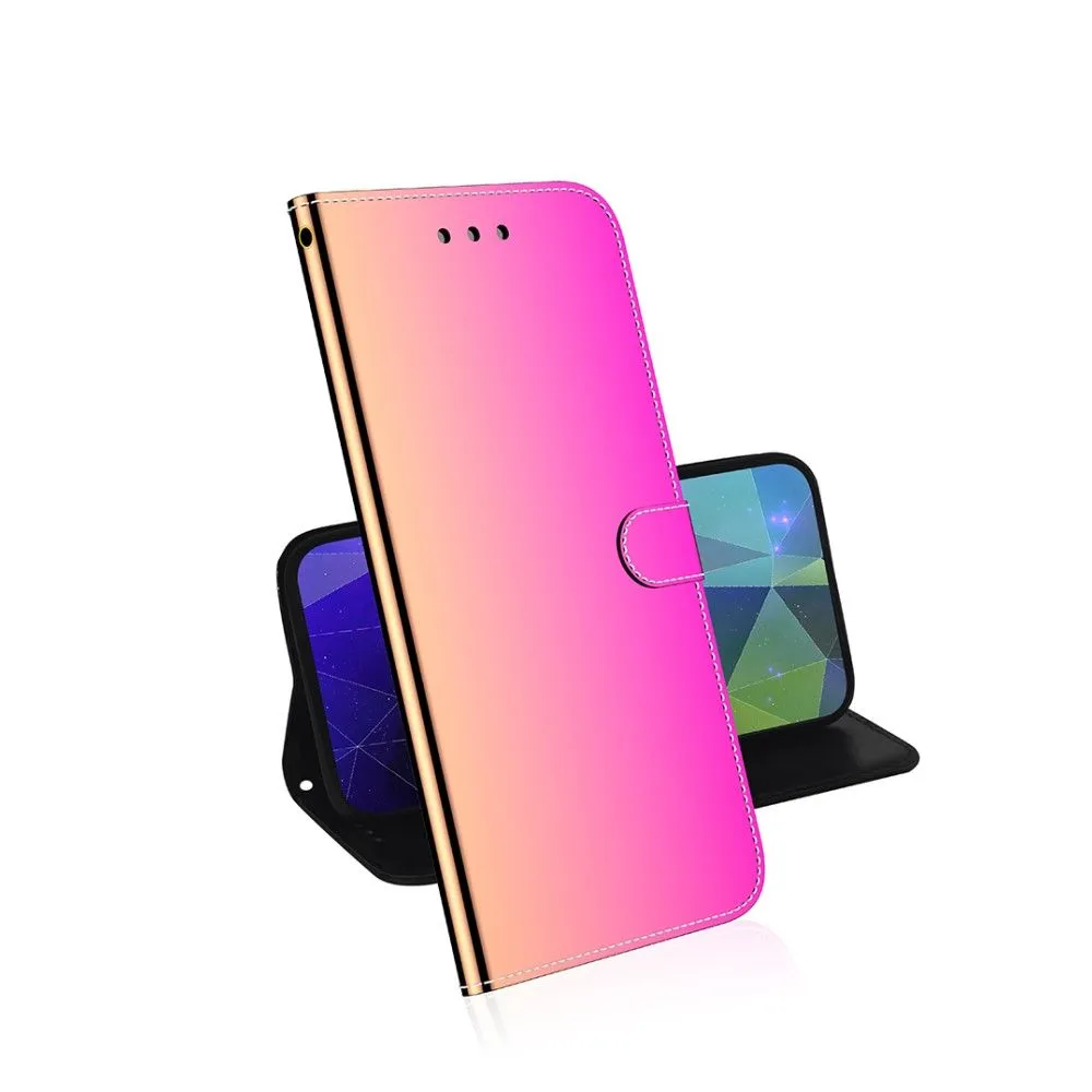 Mirror Motorola Edge (2021) flip case - Rose