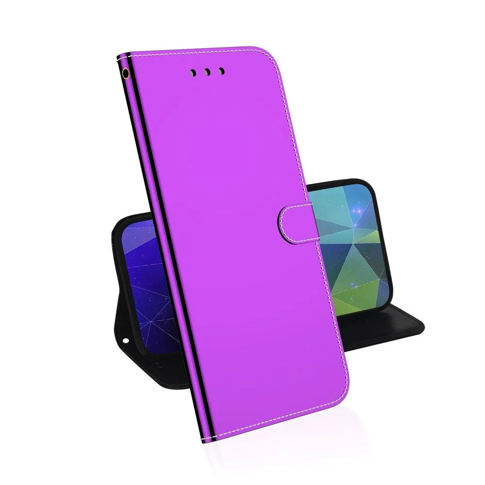 Mirror Motorola Moto G51 5G flip case - Purple