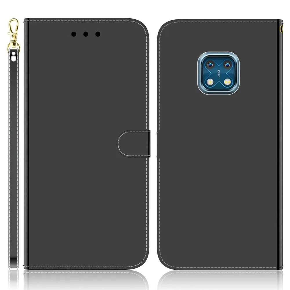 Mirror Nokia XR20 flip case - Black