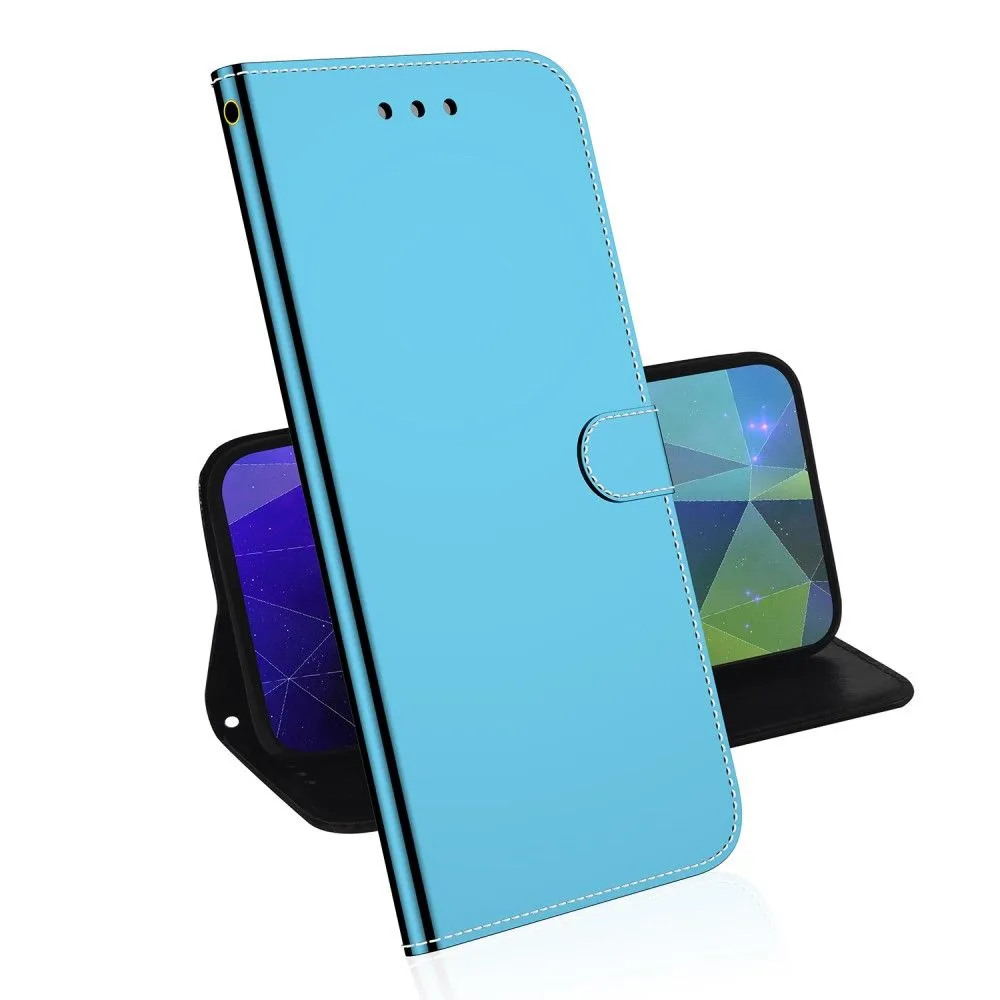 Mirror Samsung Galaxy A23 flip case - Blue