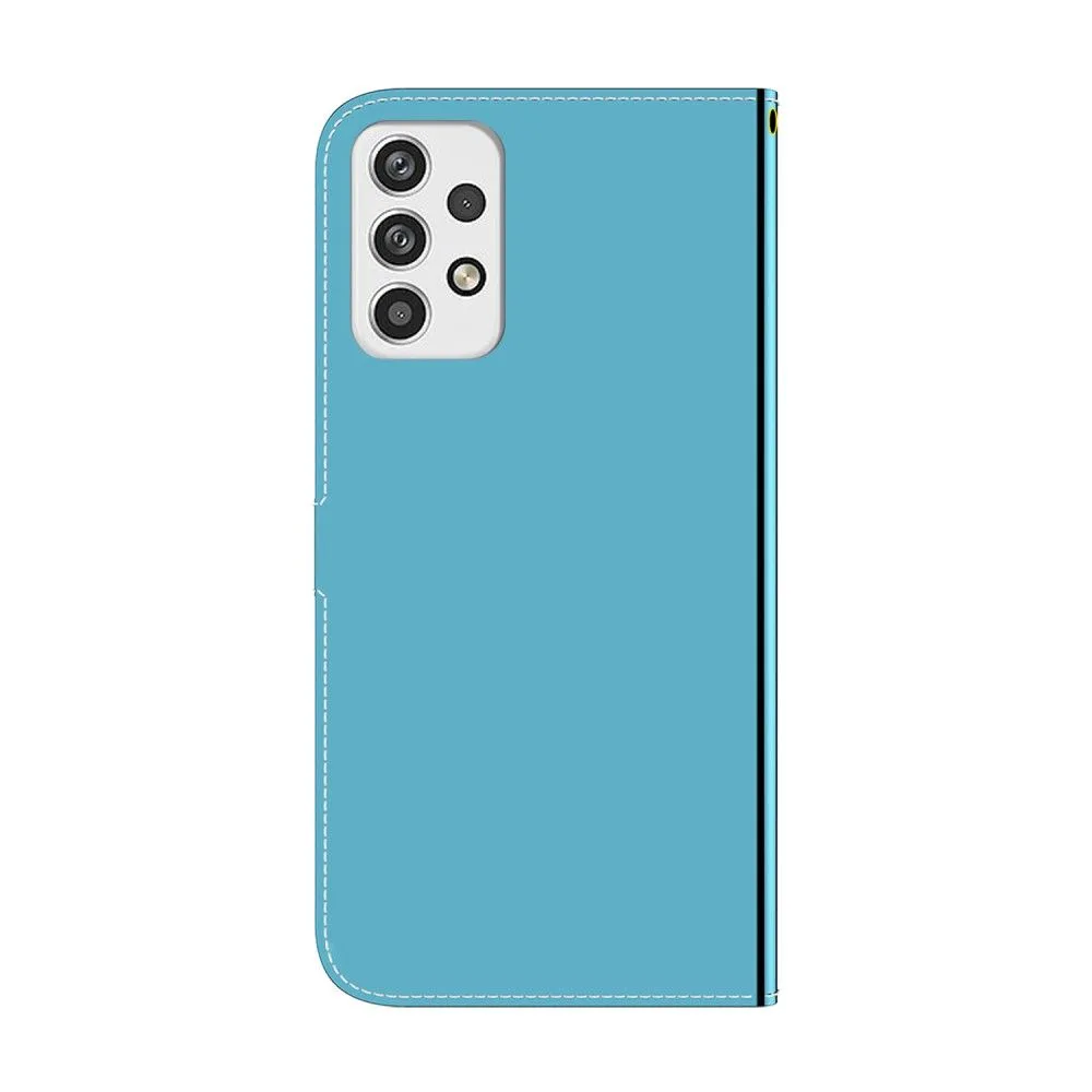 Mirror Samsung Galaxy A23 flip case - Blue