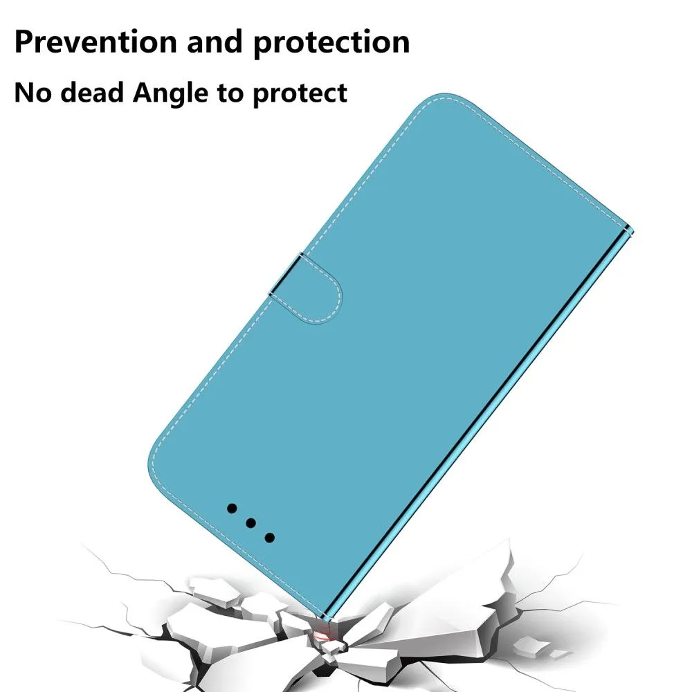 Mirror Samsung Galaxy A23 flip case - Blue