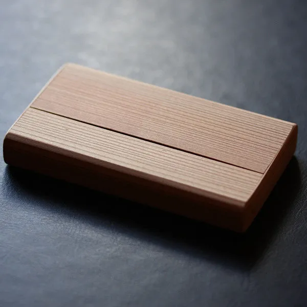 Monacca Wood Card Case