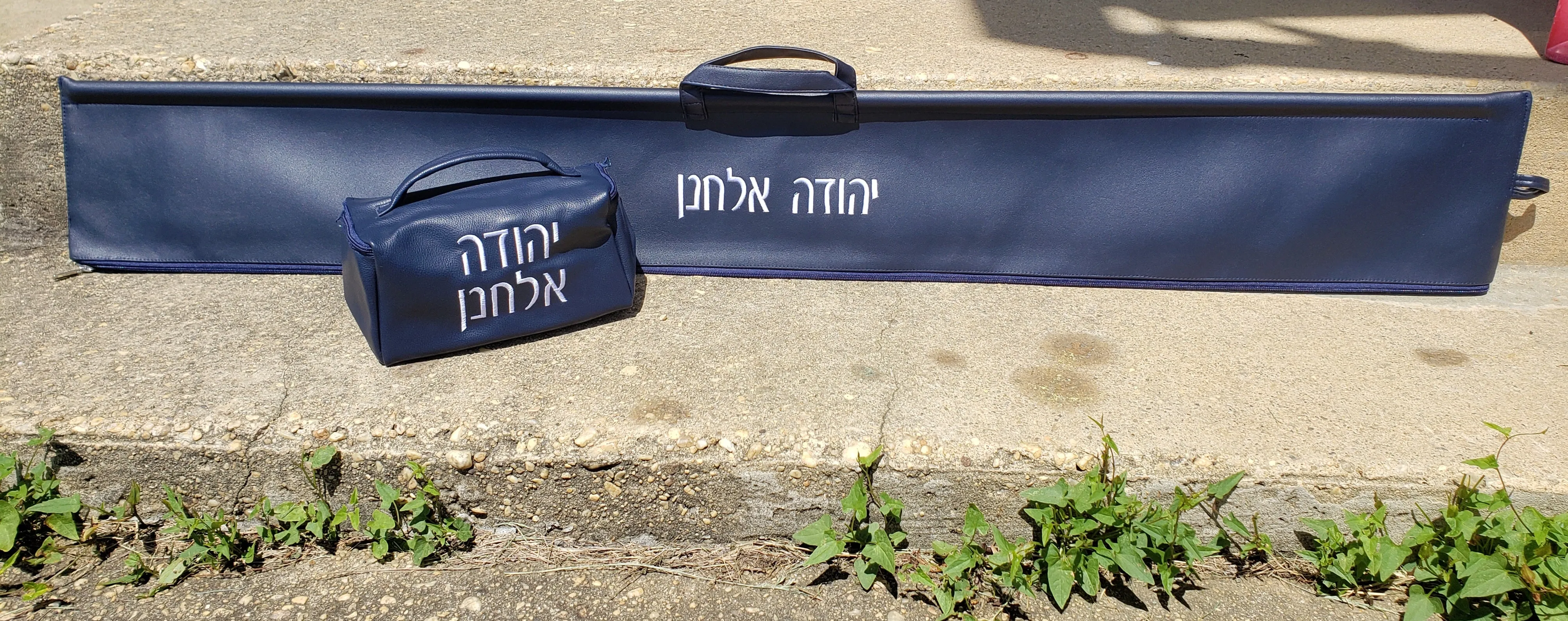 Navy Esrog Bag