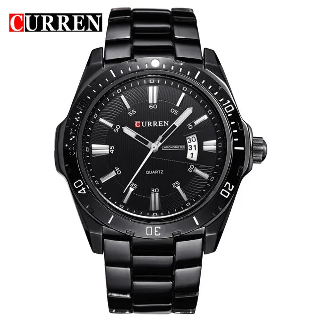 NEW curren  watches men Top Brand fashion watch quartz watch male relogio masculino men Army  sports Analog Casual  8110