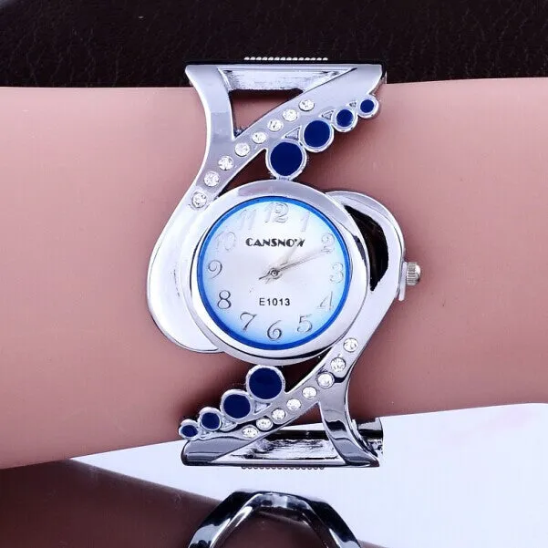 New design women bangle wristwatch quartz crystal luxury relojes rhinestone fashion female watches hot sale eleagnt mujer watch