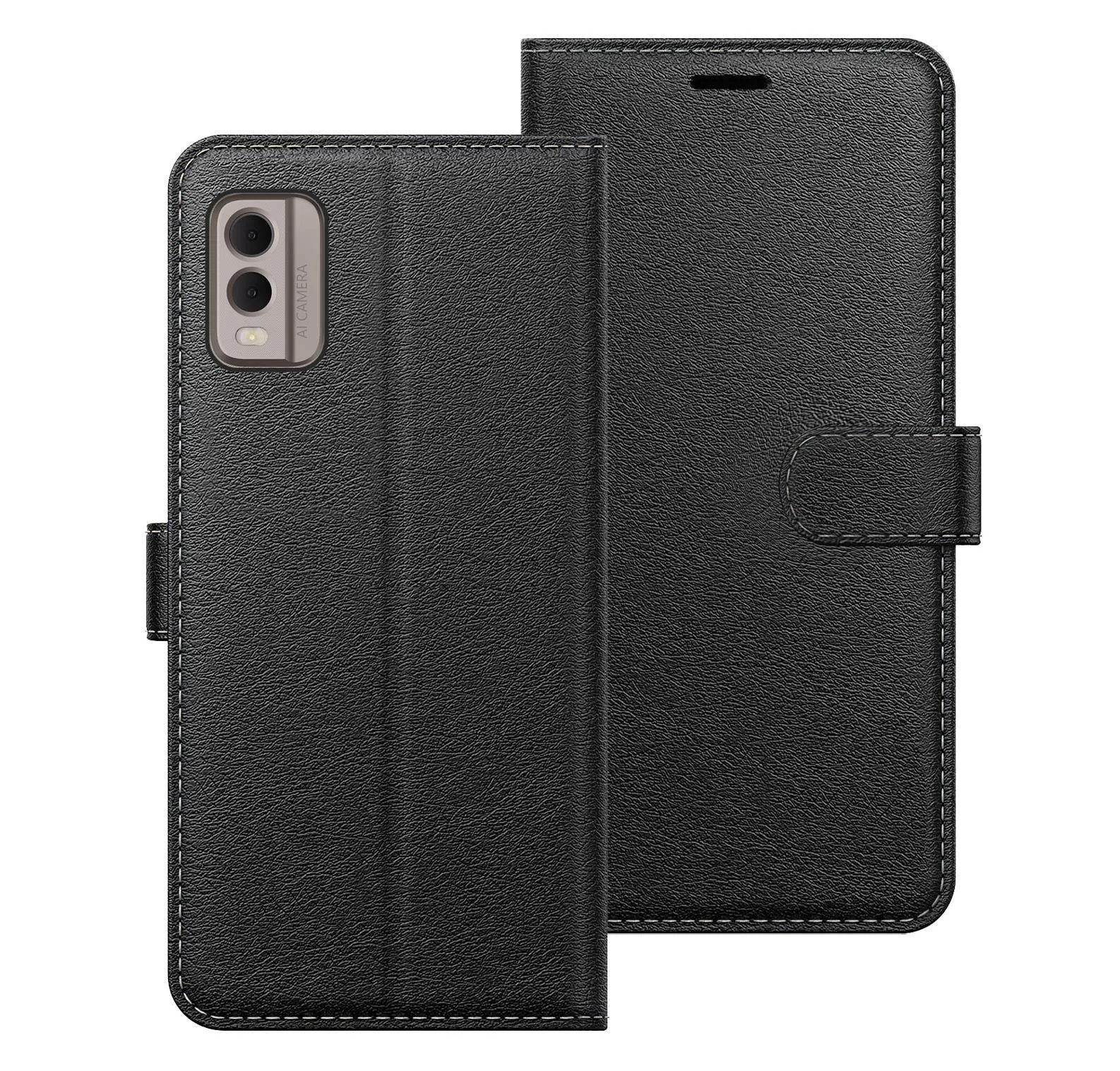 Nokia C22 Case Cover Flip Folio Leather Wallet Credit Card Slot