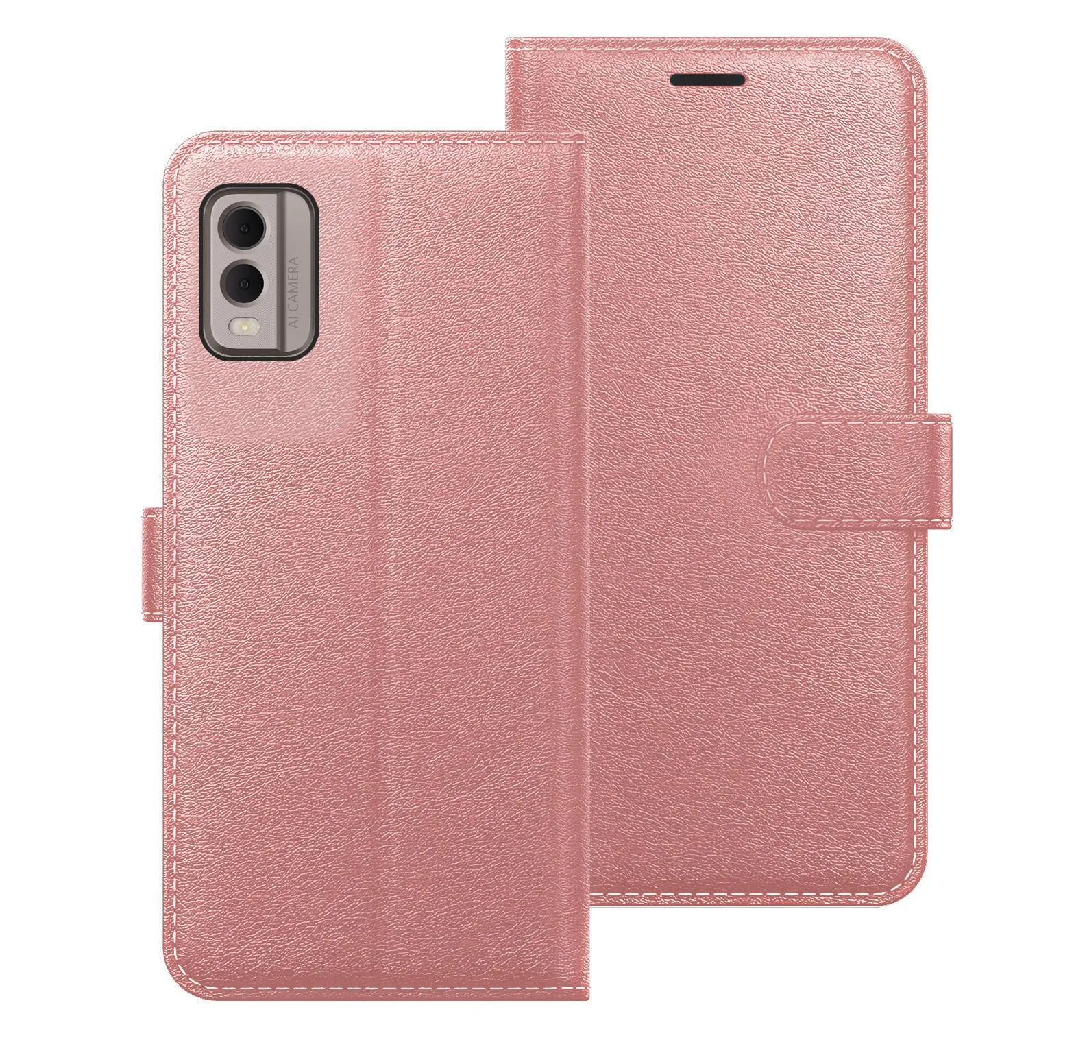 Nokia C22 Case Cover Flip Folio Leather Wallet Credit Card Slot