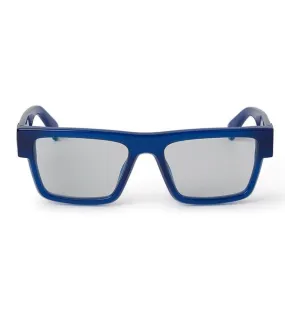 OFF White Men Blue Square Optical Frame