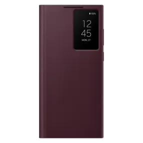 Official Samsung Smart View Flip Cover Burgundy