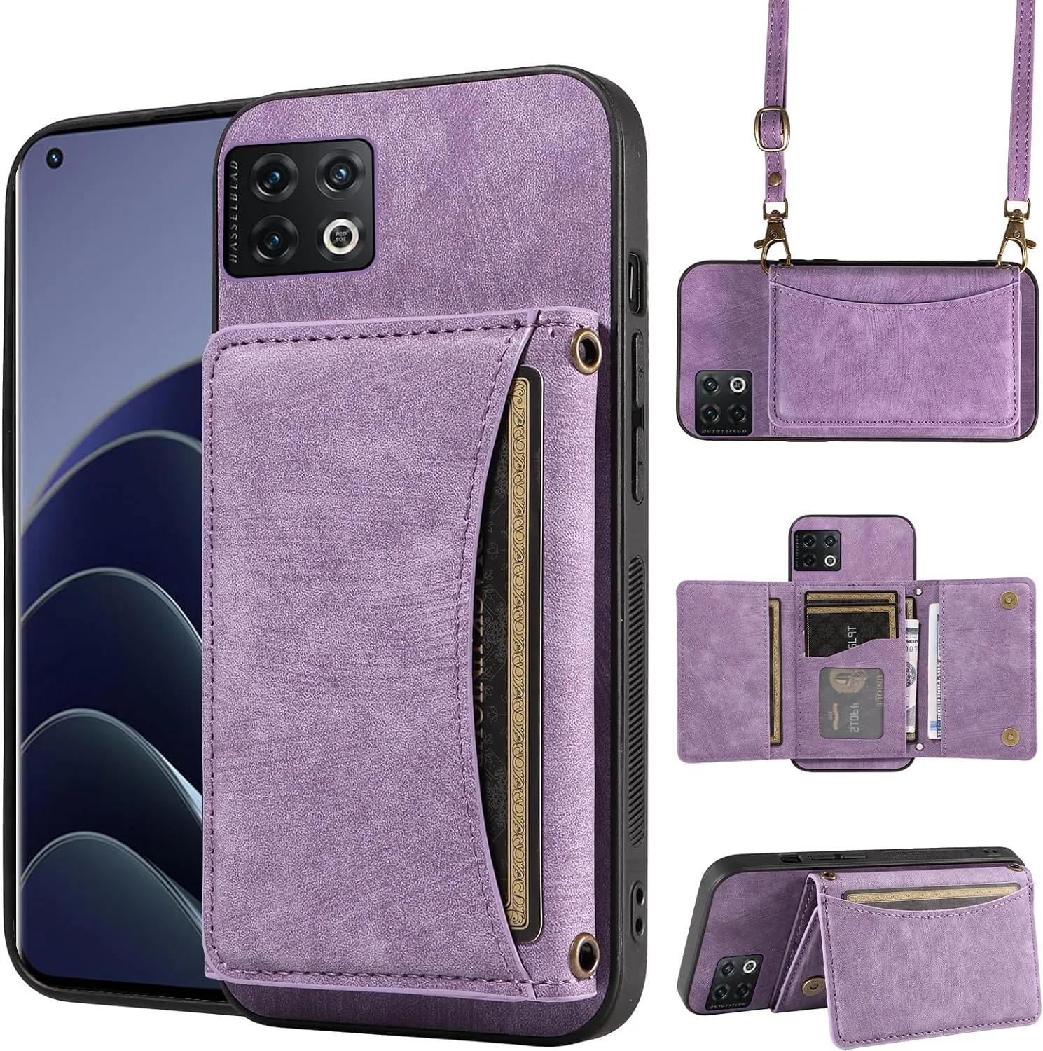 OnePlus 10 Pro One Plus 10Pro 5G Crossbody Shoulder Wallet Cover