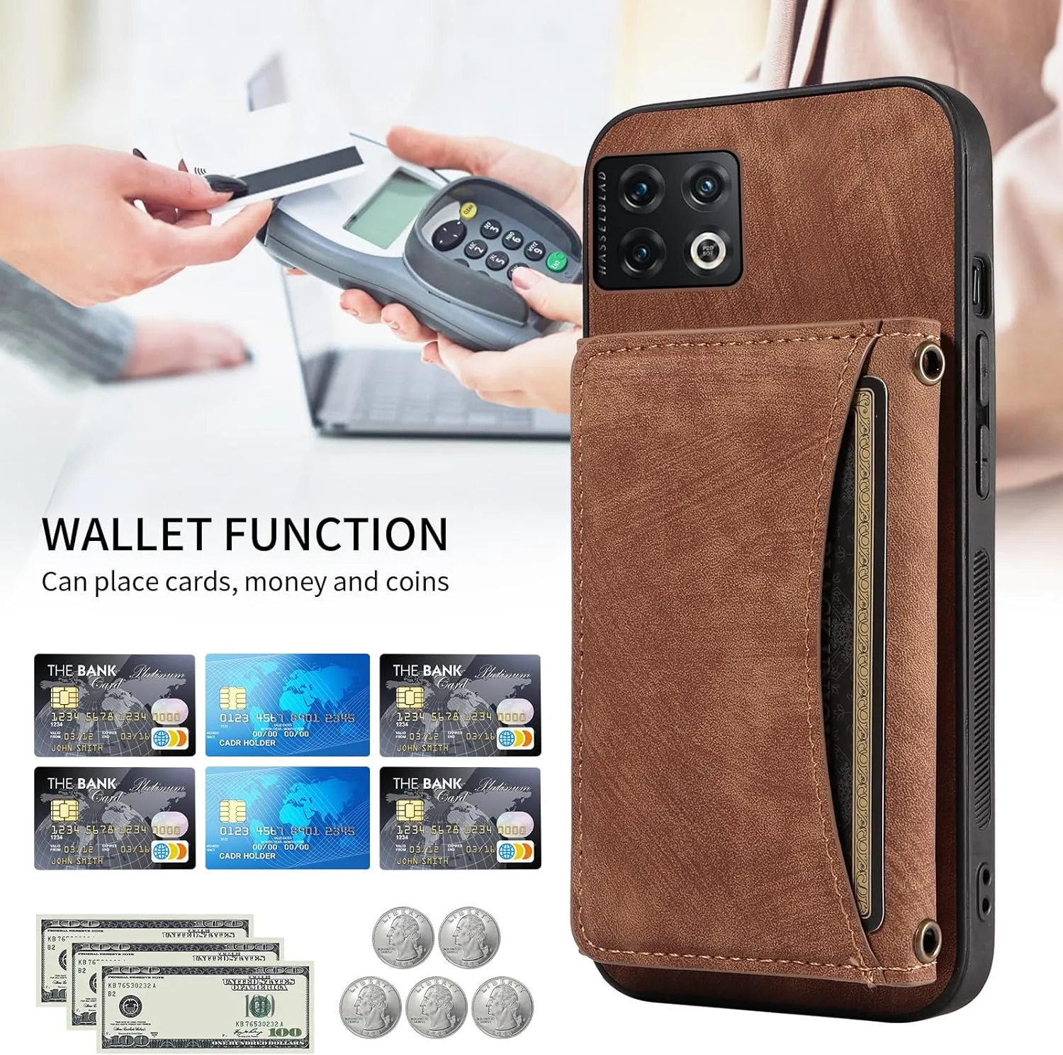 OnePlus 10 Pro One Plus 10Pro 5G Crossbody Shoulder Wallet Cover