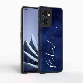 Oneplus Nord CE 2 Cover Custom Design One Plus Case with Name - Starry Night