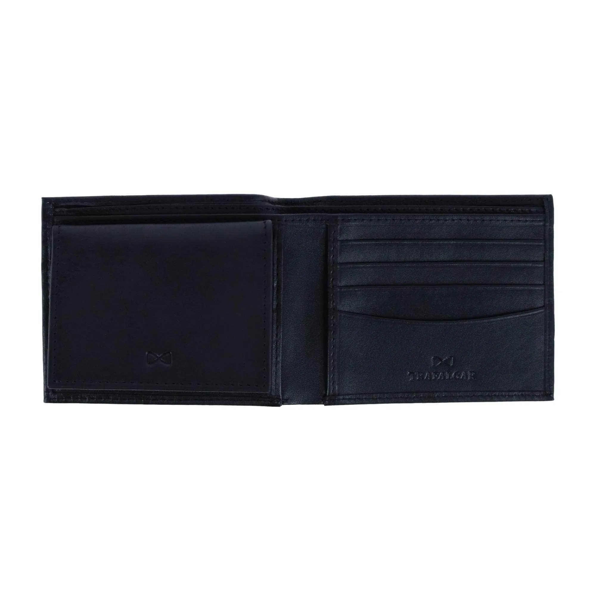 Orion Leather 8-Slot Bi-Fold Wallet with Removable ID Card Case