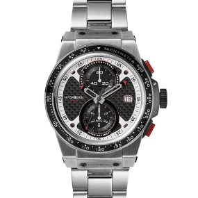 Otto Chrono Silver Bracelet by Hydrogen Watch