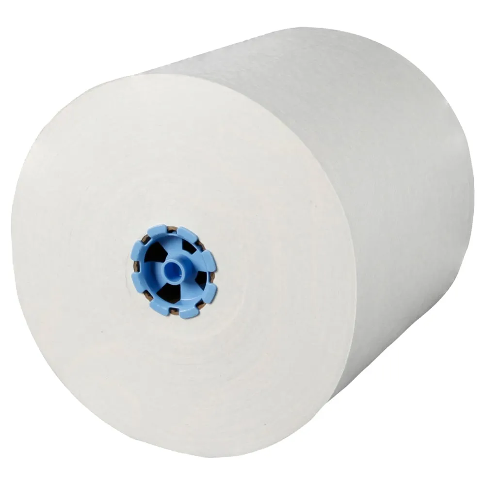 Paper Towel - Scott® Pro™ White Hard Roll Towels Colour Core System - Blue (Case of 6 Rolls), 43959