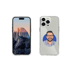 Personalized iPhone 15 pro Cases with  Photo - Transparent TPU Cover