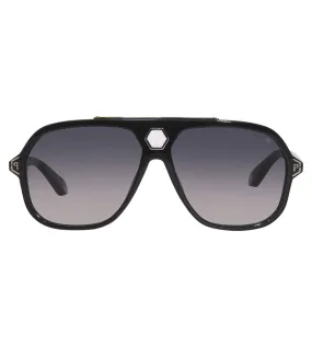 Philipp Plein Men's Grey Gradient Square Sunglasses