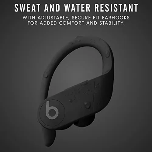 Powerbeats Pro Wireless Earbuds - Apple H1 Headphone Chip, Class 1 Bluetooth Headphones, 9 Hours of Listening Time, Sweat Resistant, Built-in Microphone - Black