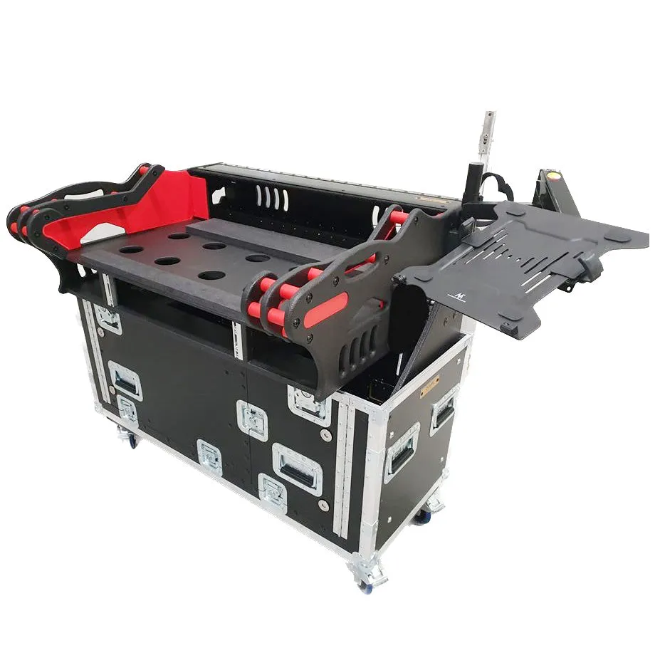 ProX XZF-AHAVANTIS D2U For Allen and Heath AVANTIS Flip-Ready Hydraulic Console Easy Retracting Lifting 2U Rack Space Detachable Case by ZCASE