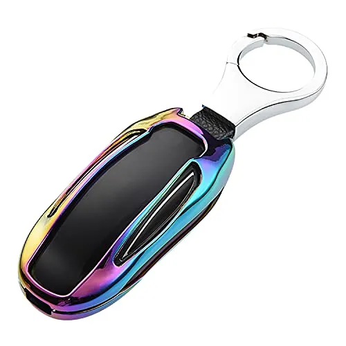 Rainbow Color Key Fob Cover for Tesla Model S, 3, & Y