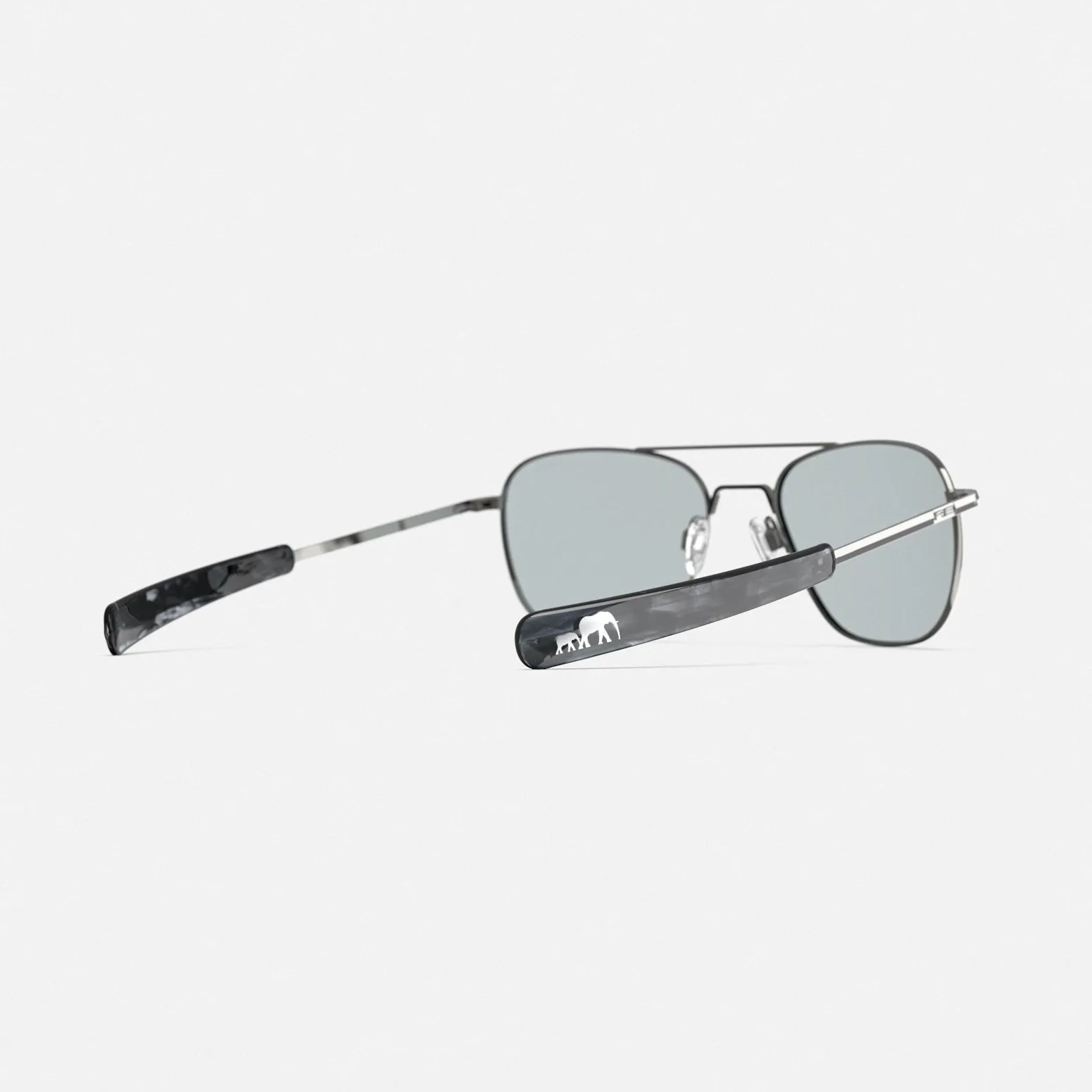 Randolph x BKc Aviator - 22k Black Gold & Nimbus Prescription Sunglasses