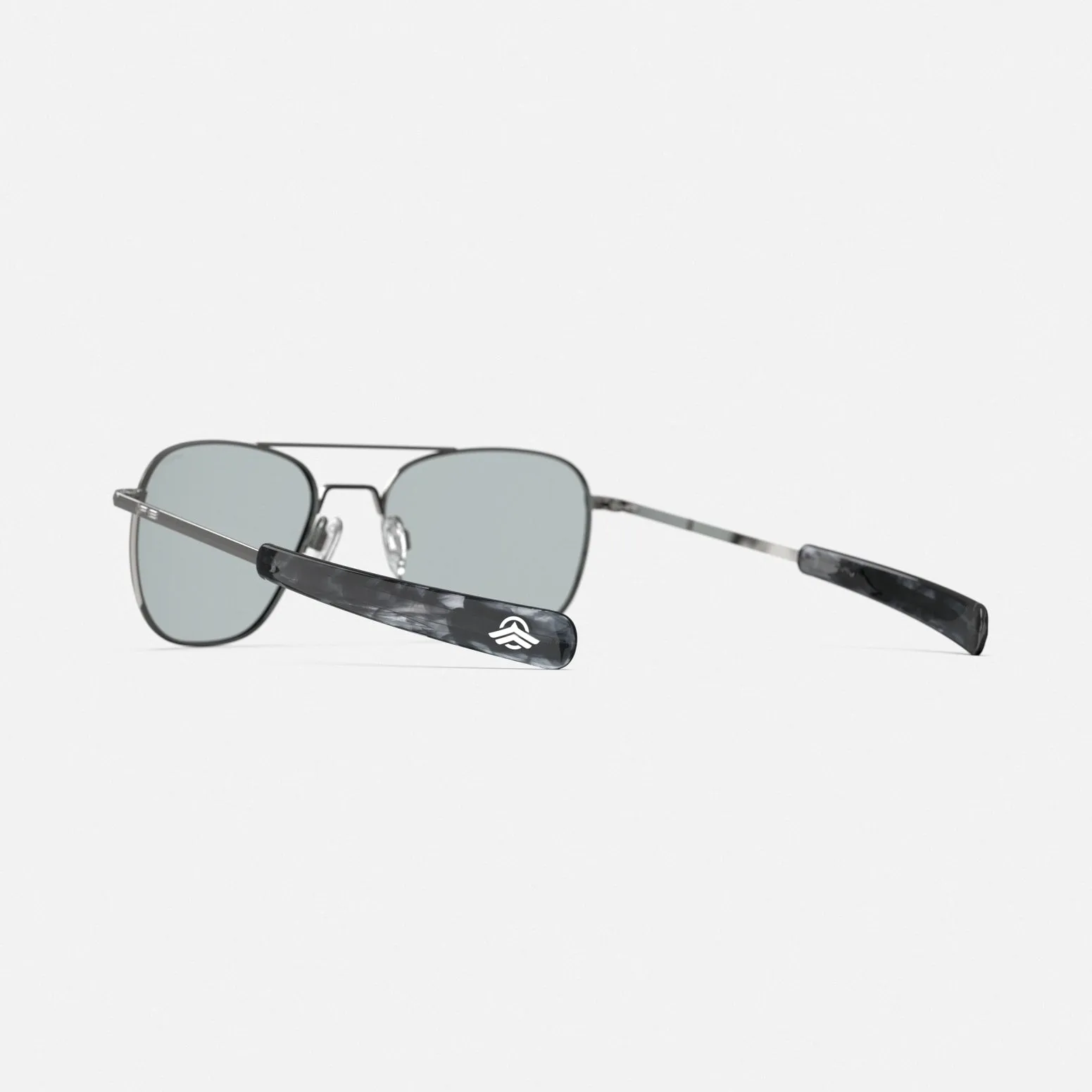 Randolph x BKc Aviator - 22k Black Gold & Nimbus Prescription Sunglasses