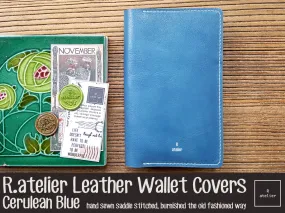 R.atelier Leather Wallet Cover | Cerulean Blue