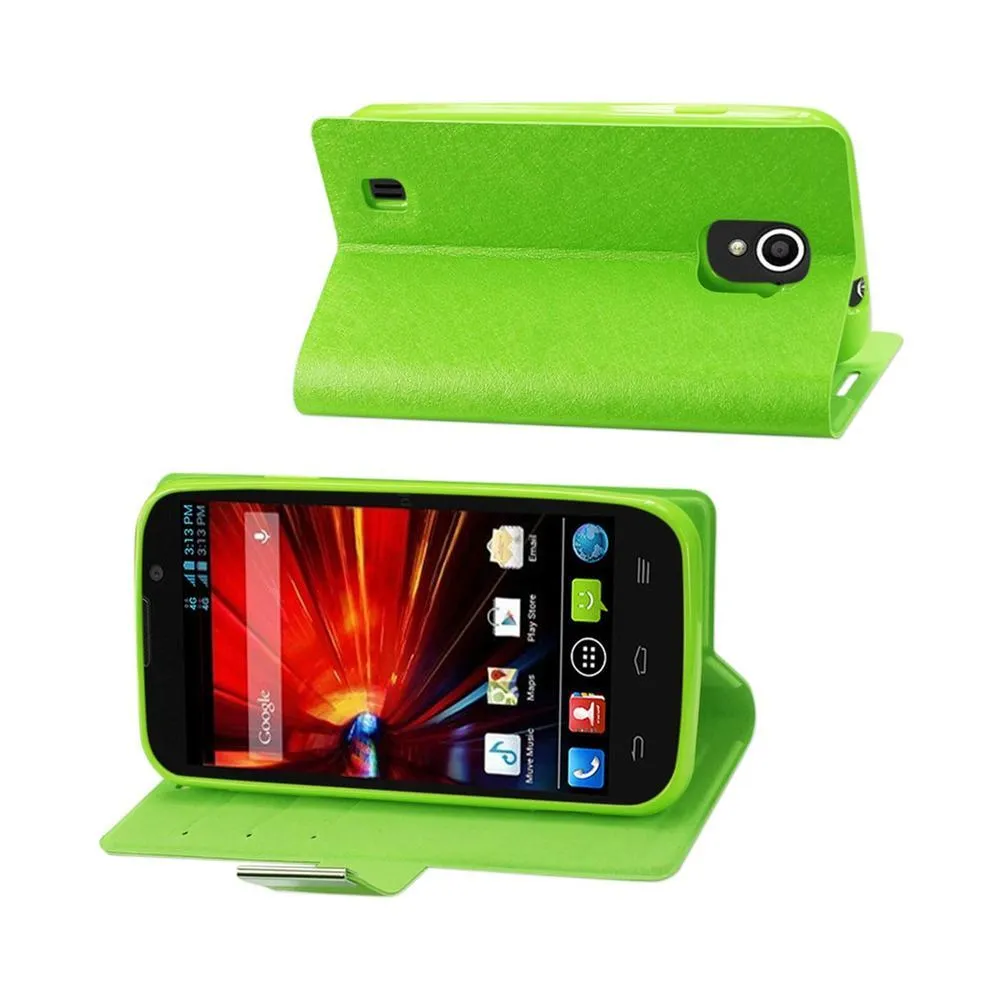 Reiko Magnetic Closure Flip Case ZTE Source N9511 Green