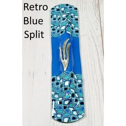 Retro Mezuzah In Vibrant Colors