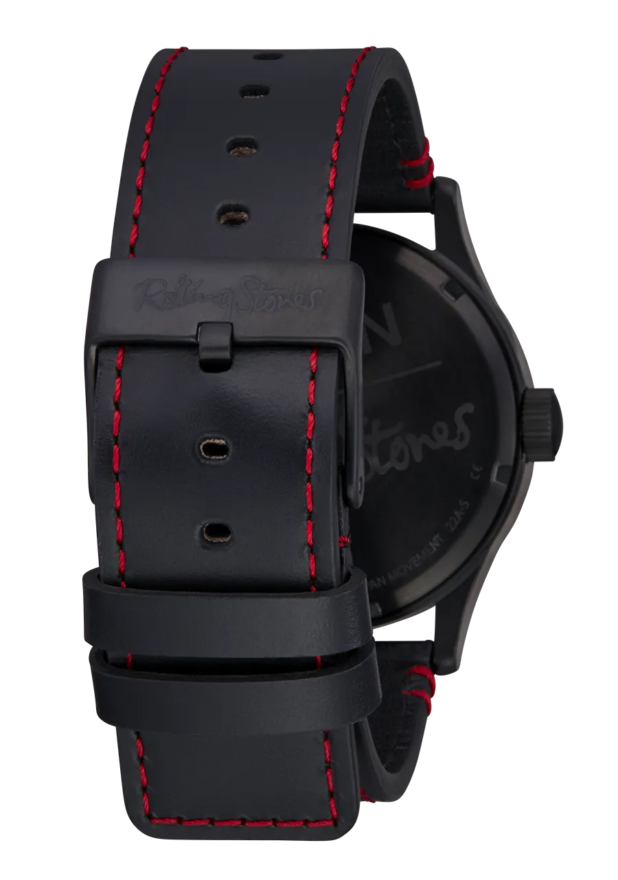 Rolling Stones Sentry Leather - All Black