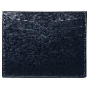 Saffiano Credit Card Wallet Blue