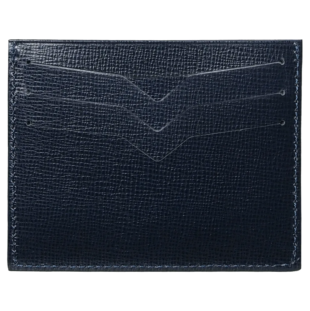 Saffiano Credit Card Wallet Blue