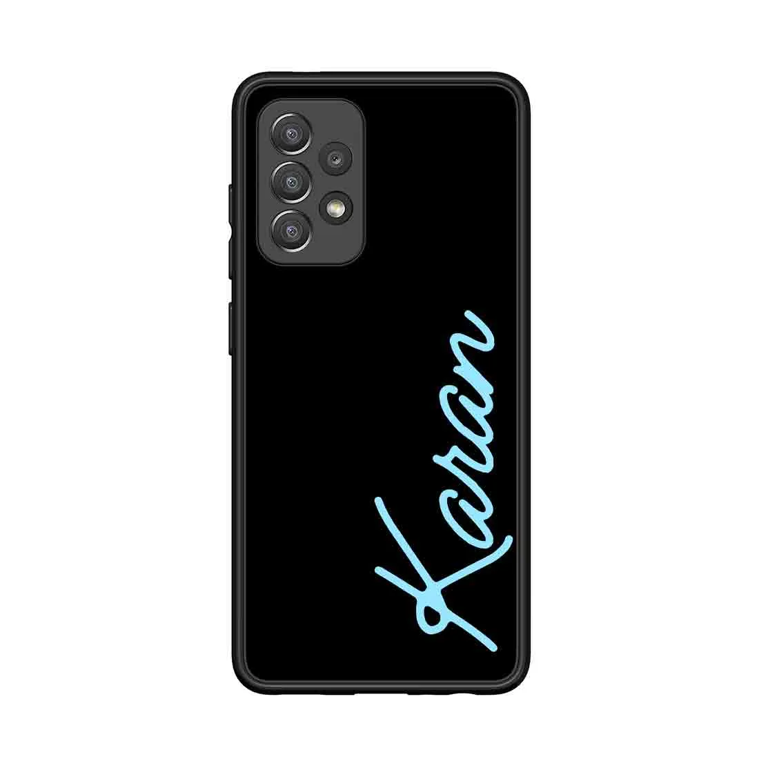 Samsung Galaxy A52 Back Cover Personalized with Name Designer Phone Cases - Neon