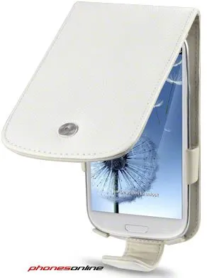 Samsung Galaxy S3 i9300 Leather Case White