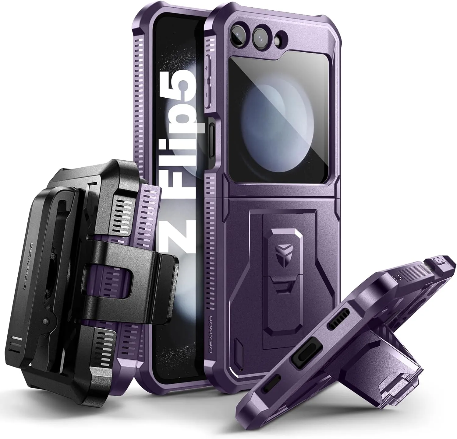 Samsung Galaxy Z Flip 5 5G Shockproof Rugged Full-Body Protective Case