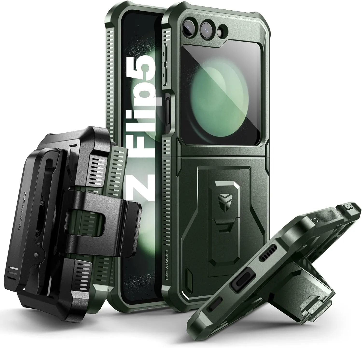 Samsung Galaxy Z Flip 5 5G Shockproof Rugged Full-Body Protective Case