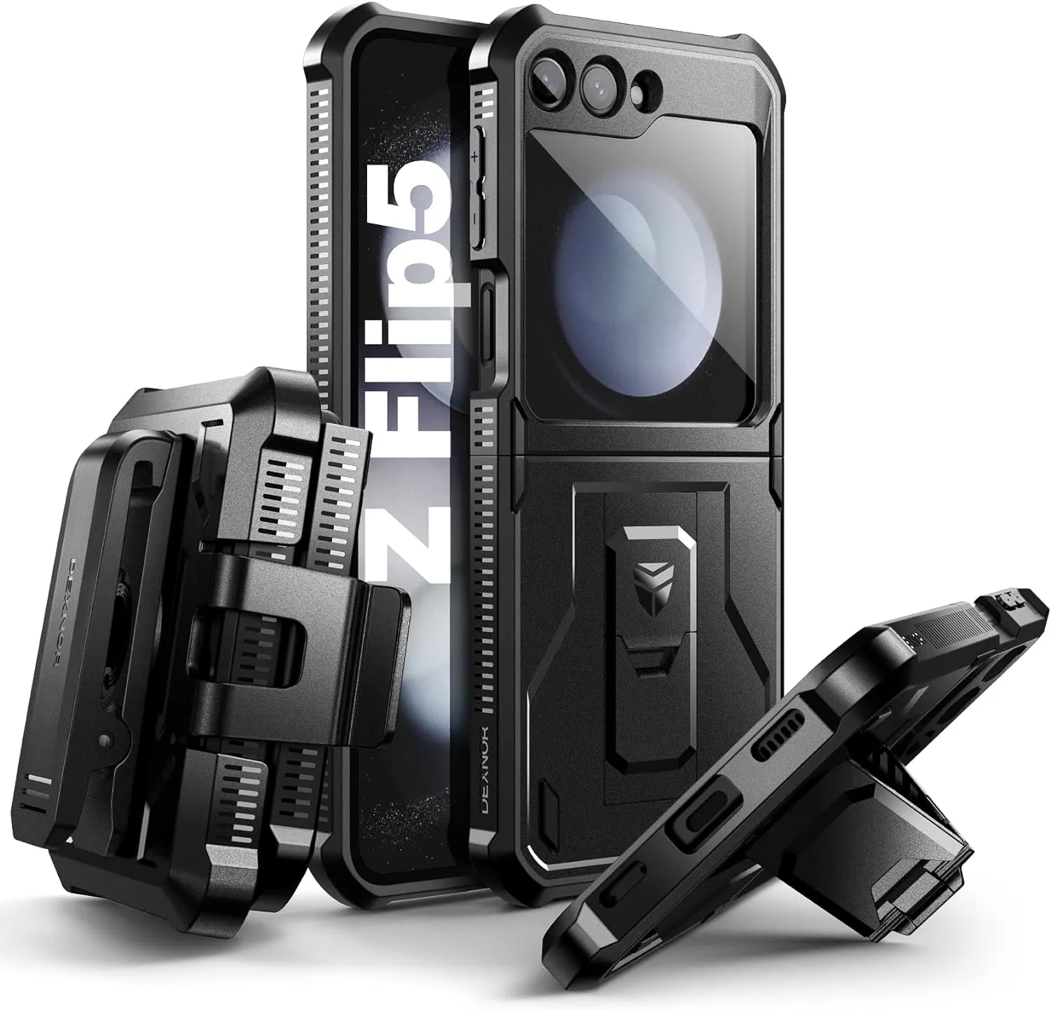 Samsung Galaxy Z Flip 5 5G Shockproof Rugged Full-Body Protective Case