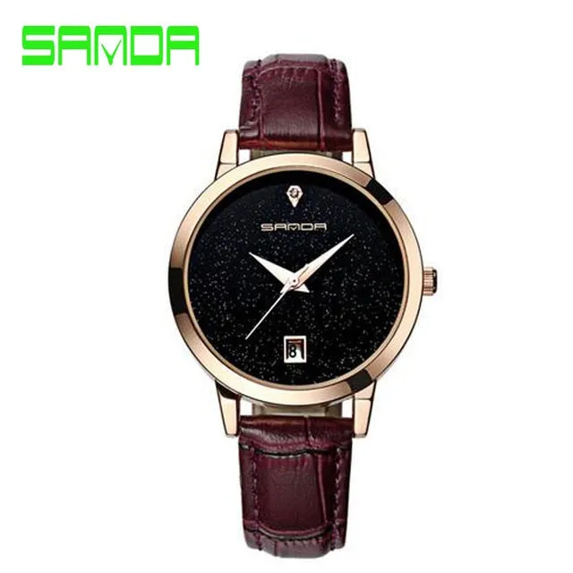 SANDA brand quartz women's watch