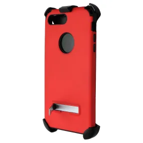 Seidio DILEX Case with Kickstand and Holster for iPhone 7 Plus (Only) - Red