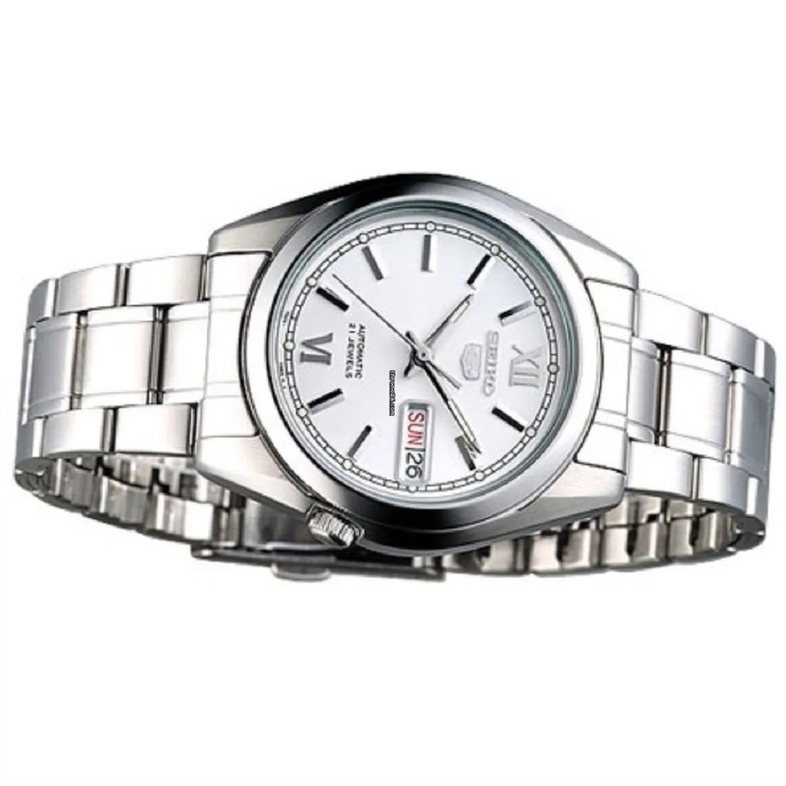 Seiko 5 SNKL51K1  Silver Stainless Automatic Watch Men